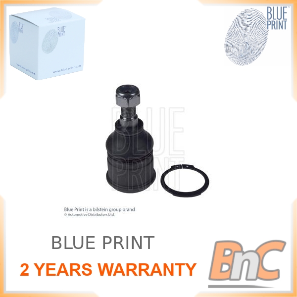Blue Print ADH28783 Tie Rod End with castle nut cotter pin and grease nipple pack of one 